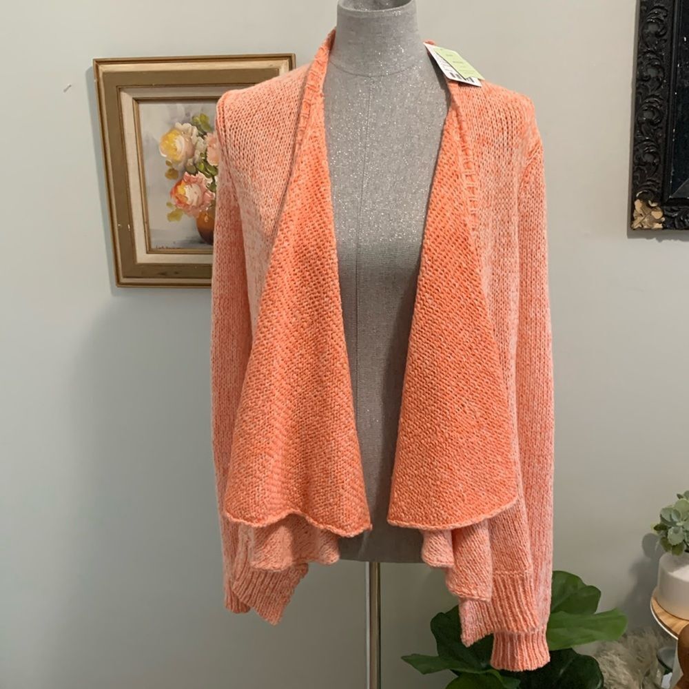 Anthropologie MOTH Women's Winnie Waterfall Open Cardigan Sweater Size Small